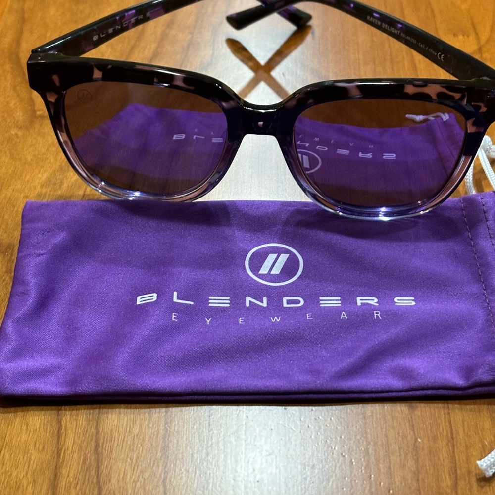 Blenders Grove Raven Delight Polarized Mirrored Sunglasses